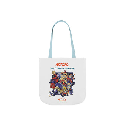 Personalized Initial Quote Cartoon Canvas Tote Custom Name
