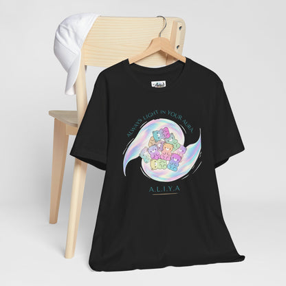 Personalized Pastel Teddy Heart Tee