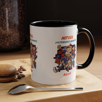Personalized Victory Cartoon Accent Coffee Mug