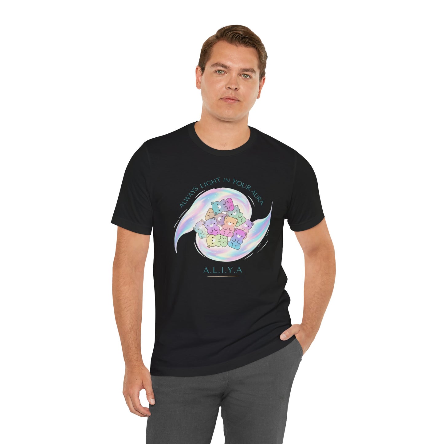 Personalized Pastel Teddy Heart Tee