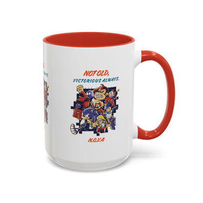 Personalized Victory Cartoon Accent Coffee Mug