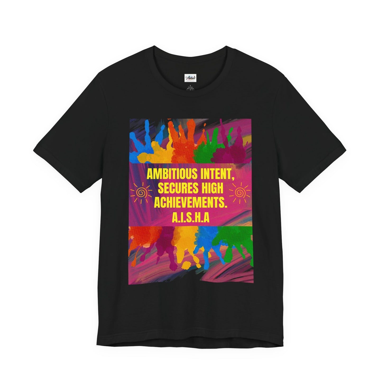Personalized Colorful Motivational Graphic Tee
