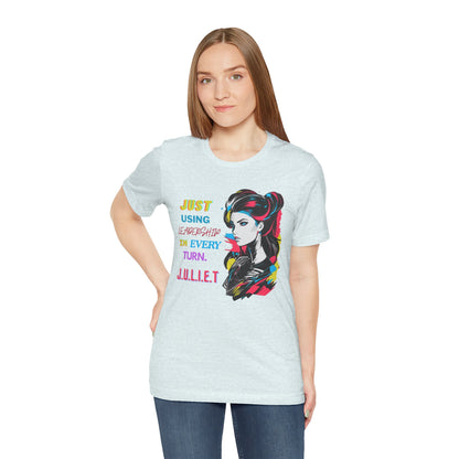 Personalized Feminine Potrait Graphic Tee
