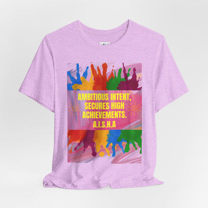 Personalized Colorful Motivational Graphic Tee