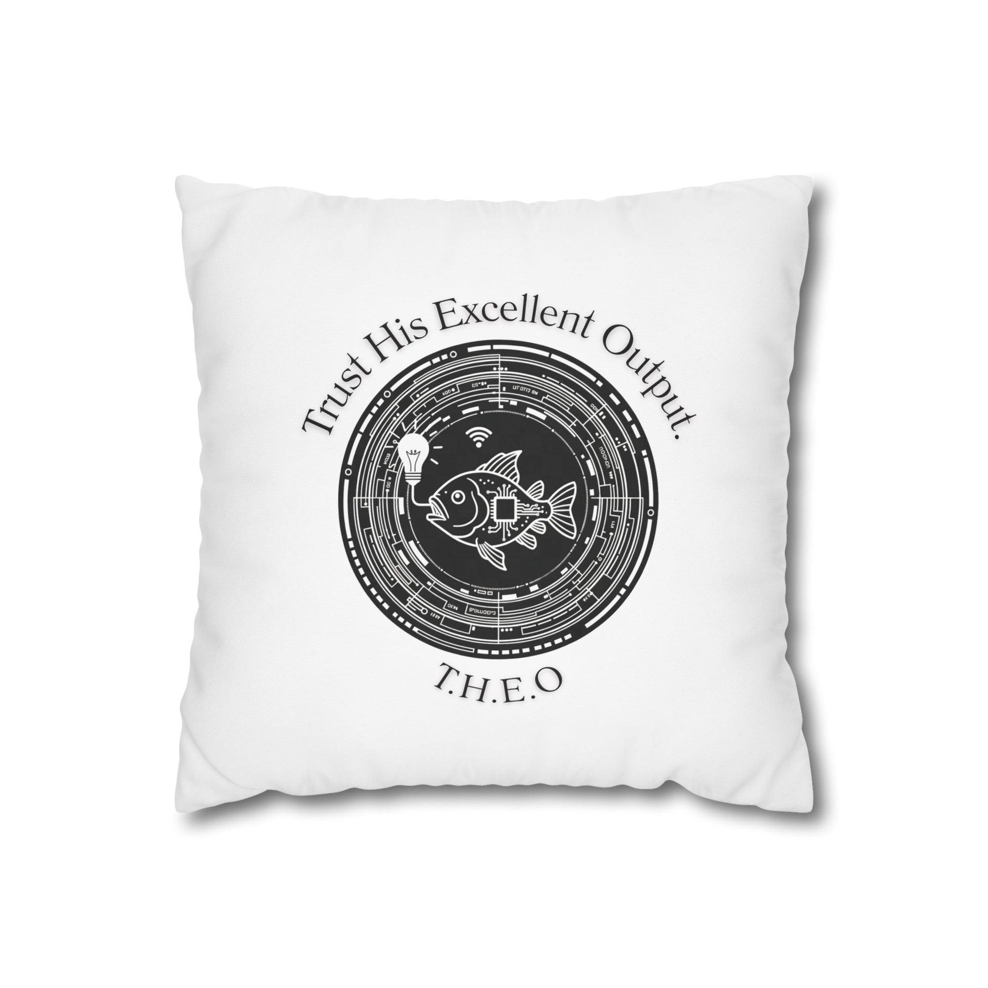 Customized monogrammed pillowcase with personalized quote. High-quality poly canvas square cushion cover, ideal for housewarming, wedding, or anniversary gifts with bespoke text.