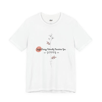 Personalized Floral Minimalist Tee