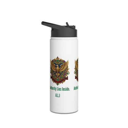 Personalized Initial Quote Eagle Stainless Steel Water Bottle