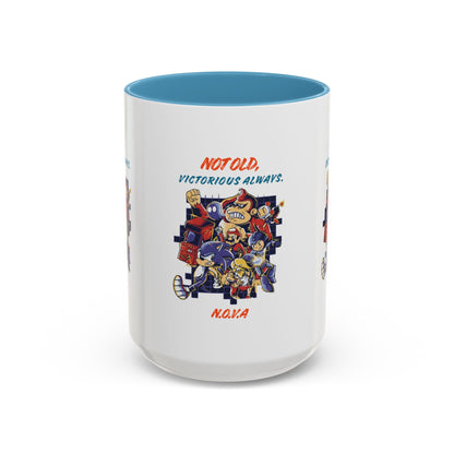 Personalized Victory Cartoon Accent Coffee Mug