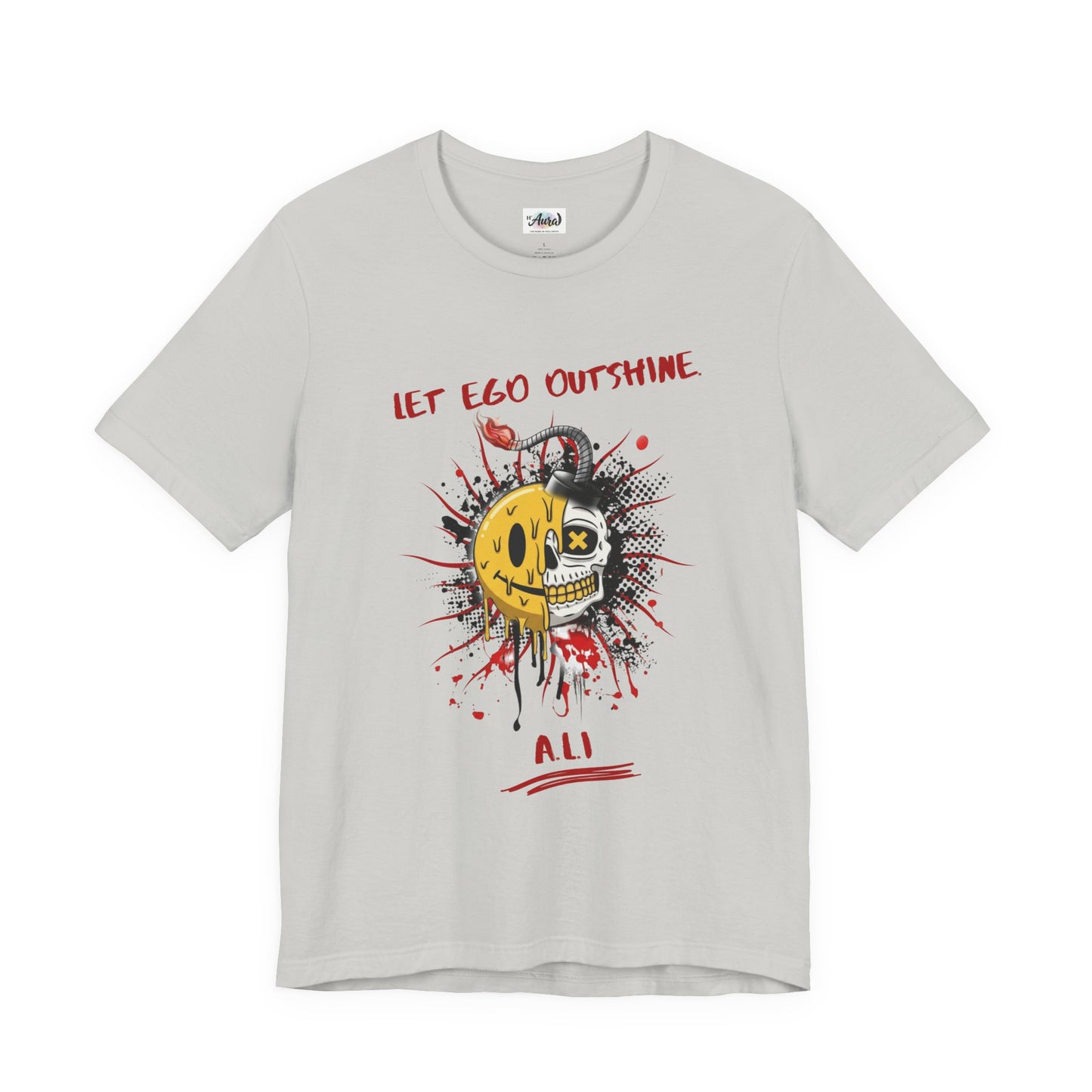 Personalized Split Smile Skull Design Tee