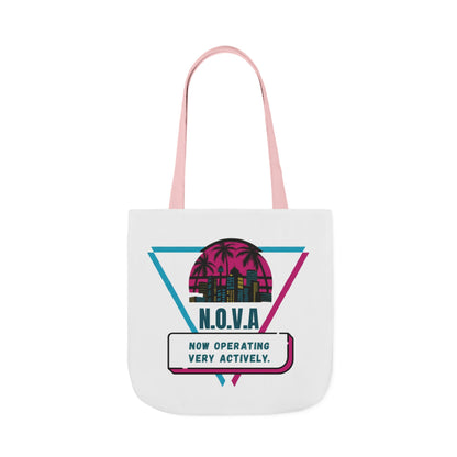 Personalized Initial Quote Building View Canvas Tote Custom Name