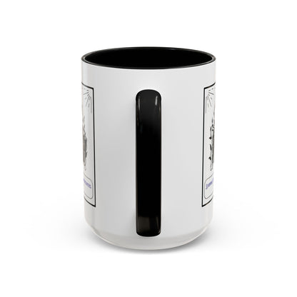 Personalized Initial Skeleton Accent Coffee Mug