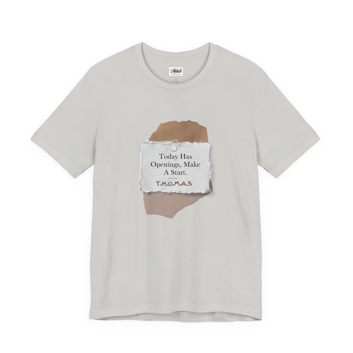 Personalized Torn Paper Motive Tee
