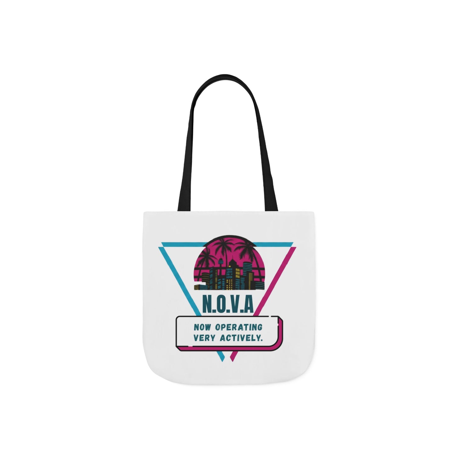 Personalized Initial Quote Building View Canvas Tote Custom Name