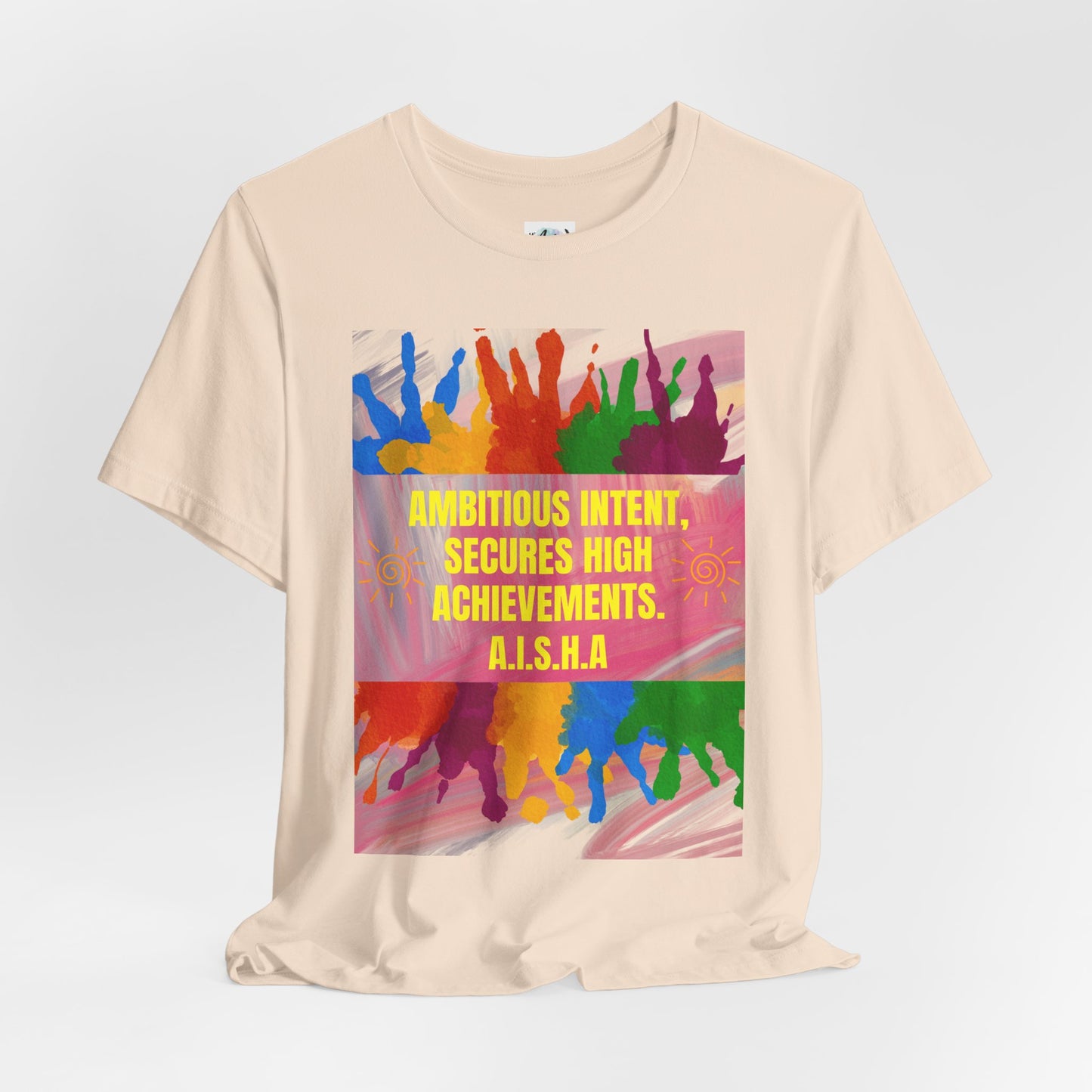 Personalized Colorful Motivational Graphic Tee