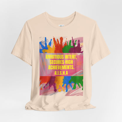 Personalized Colorful Motivational Graphic Tee