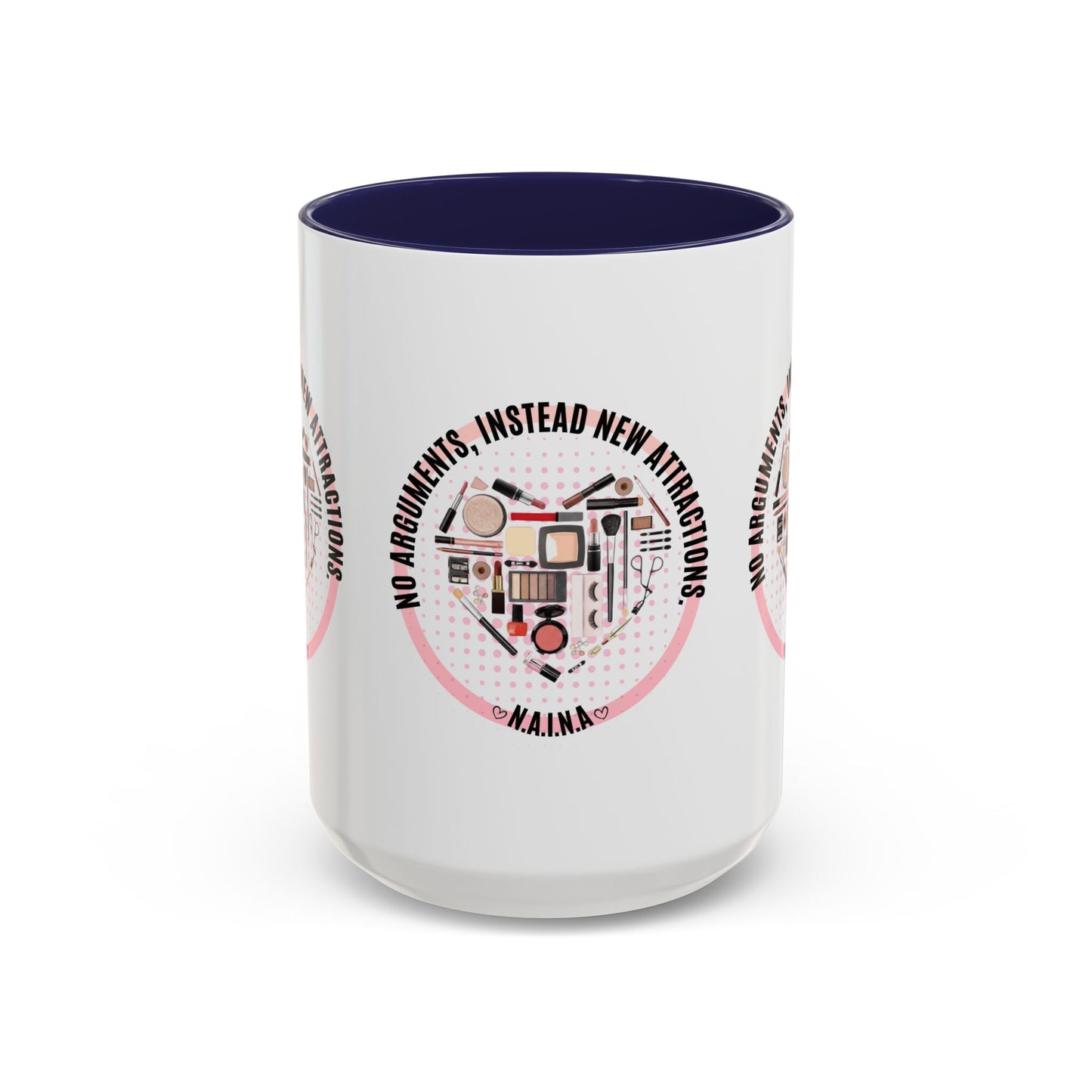 Personalized Cosmetic Heart Accent Coffee Mug