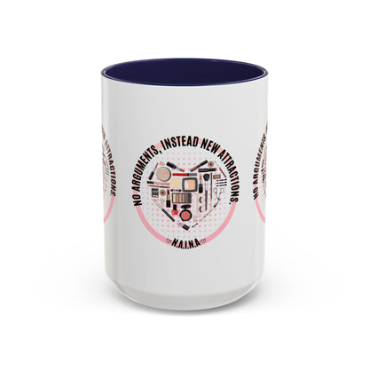 Personalized Cosmetic Heart Accent Coffee Mug