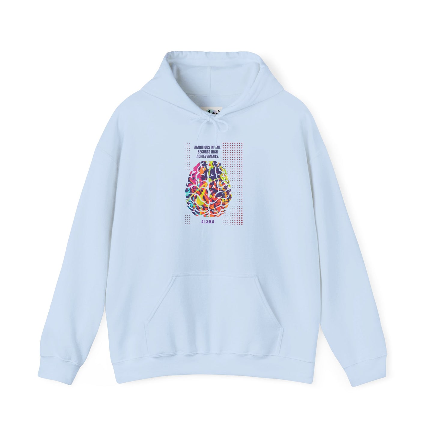 Personalized Brain Graphic Hooded Sweatshirt