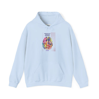 Personalized Brain Graphic Hooded Sweatshirt
