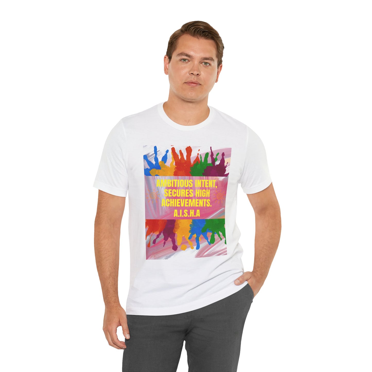 Personalized Colorful Motivational Graphic Tee