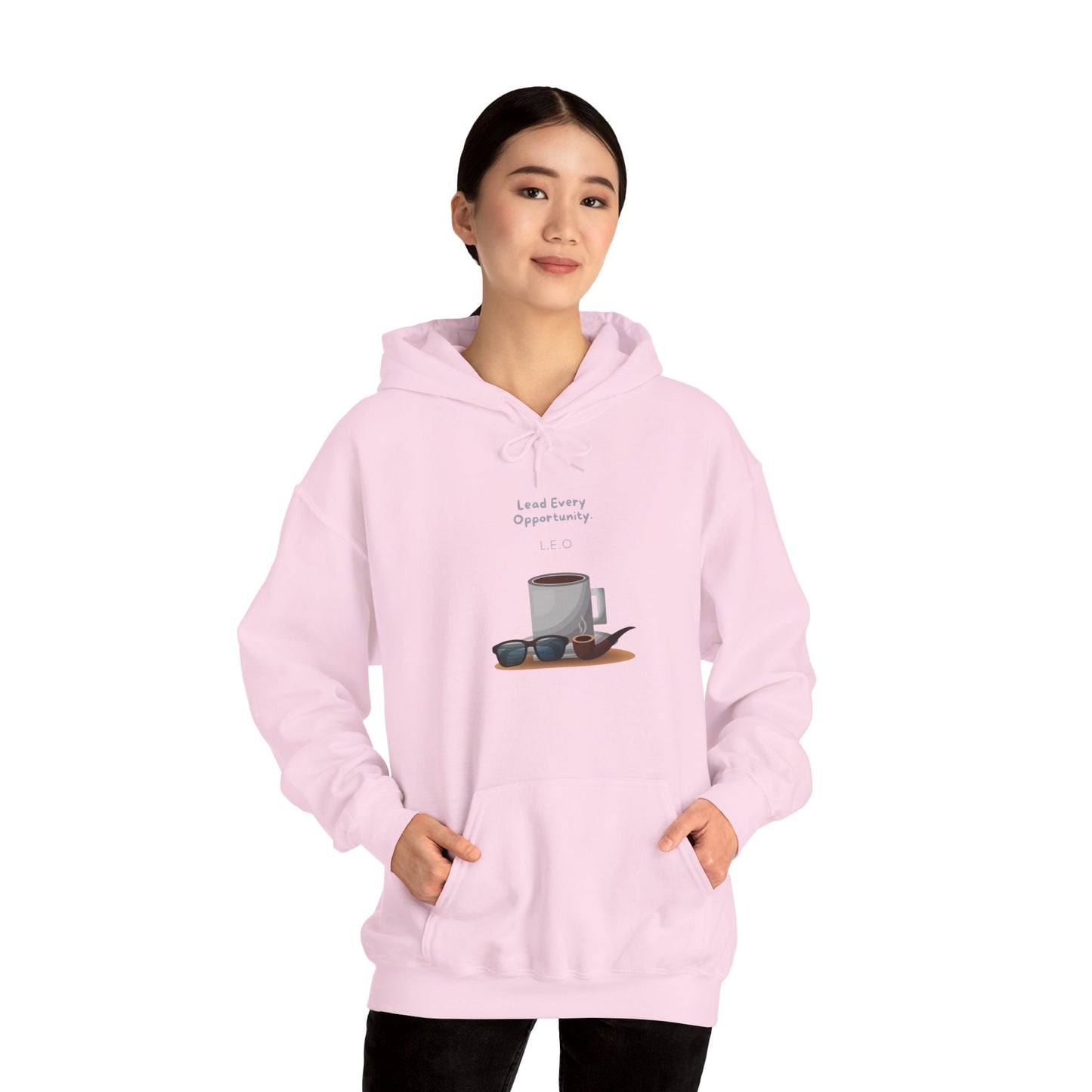 Personalized Coffee and Sunglasses Hooded Sweatshirt