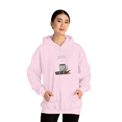 Personalized Coffee and Sunglasses Hooded Sweatshirt