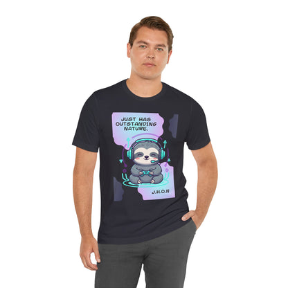 Personalized Sloth Gamer Tee