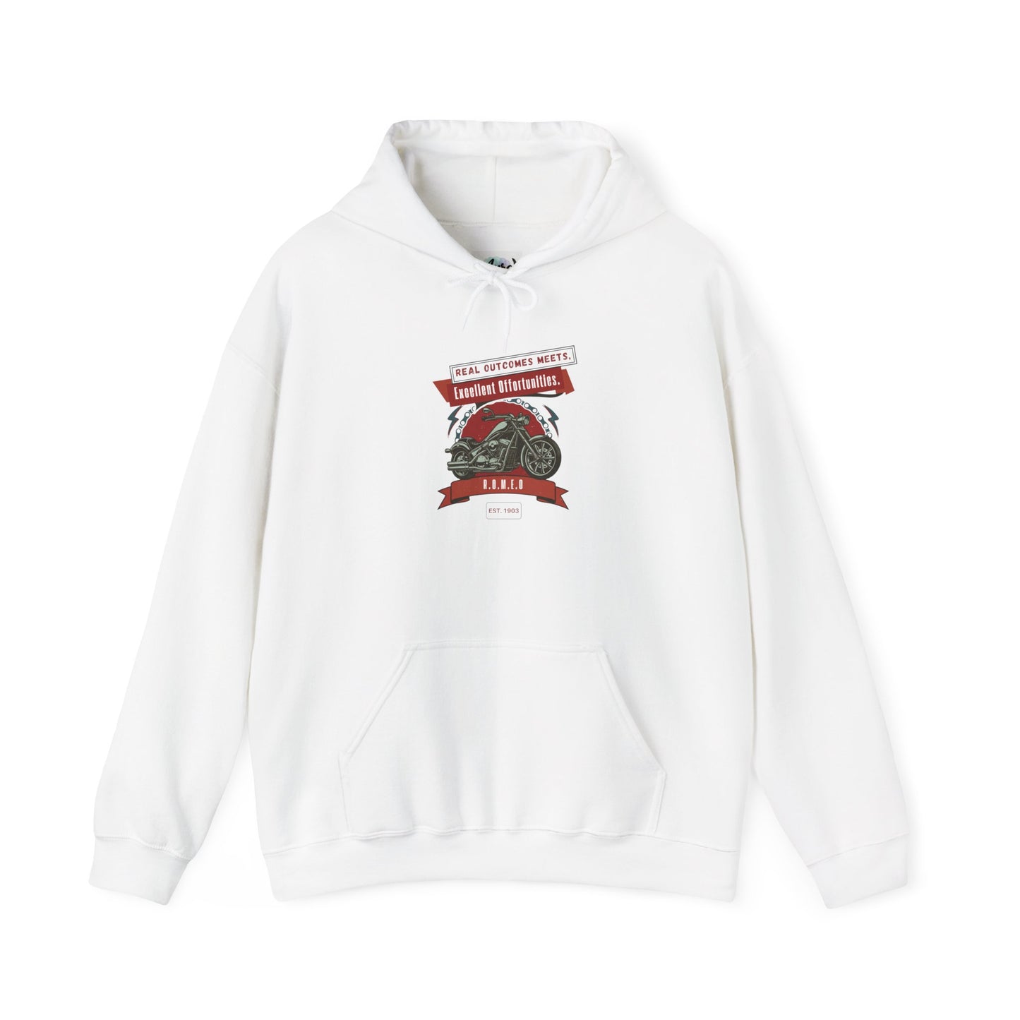 Personalized Motorcycle Graphic Hooded Sweatshirt