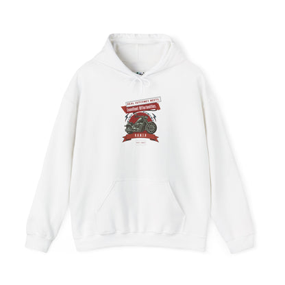 Personalized Motorcycle Graphic Hooded Sweatshirt