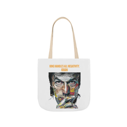 Personalized Initial Quote Khan Canvas Tote Custom Name
