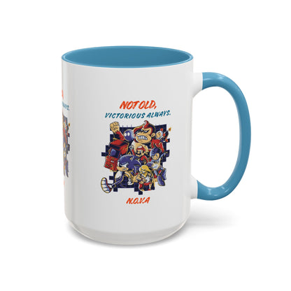 Personalized Victory Cartoon Accent Coffee Mug