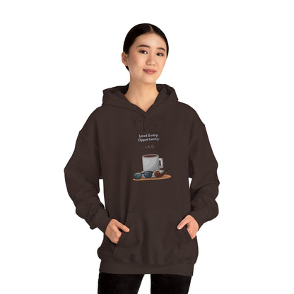 Personalized Coffee and Sunglasses Hooded Sweatshirt