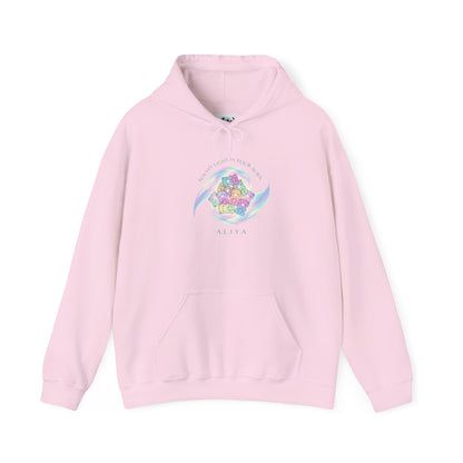 Personalized Pastel Teddy Hooded Sweatshirt