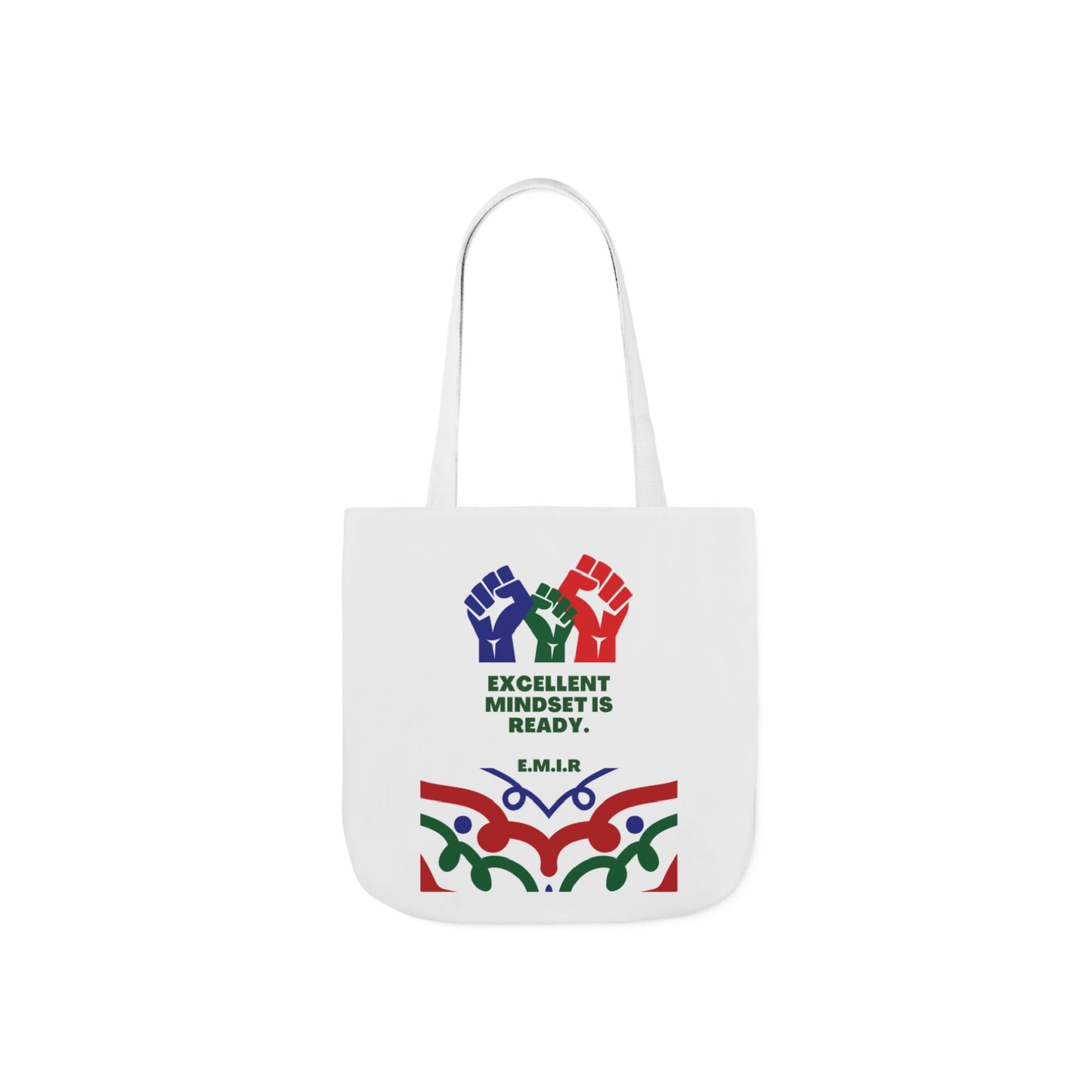Personalized Initial Quote Victory Canvas Tote Custom Name