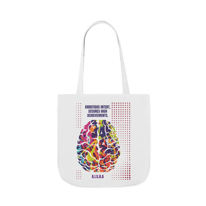 Personalized Initial Quote Brain Canvas Tote Custom Name
