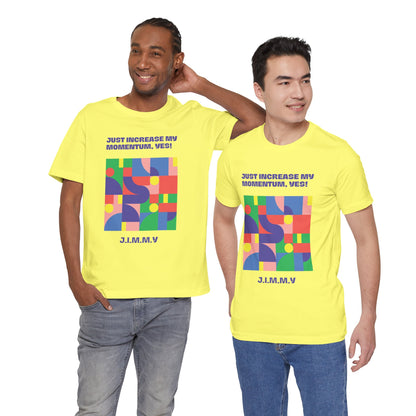 Personalized Momentum Graphic Colorful Geometric Design Tee