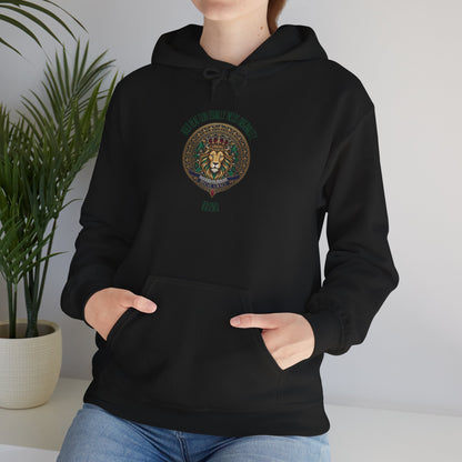 Personalized Lion Crest Hooded Sweatshirt