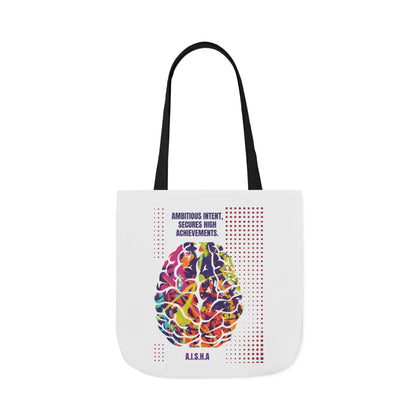 Personalized Initial Quote Brain Canvas Tote Custom Name