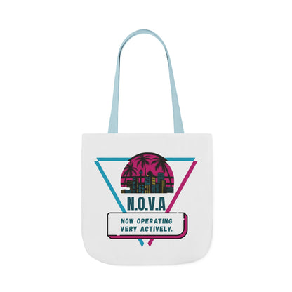 Personalized Initial Quote Building View Canvas Tote Custom Name