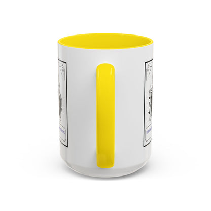 Personalized Initial Skeleton Accent Coffee Mug
