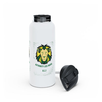 Personalized Initial Quote Lion Stainless Steel Water Bottle