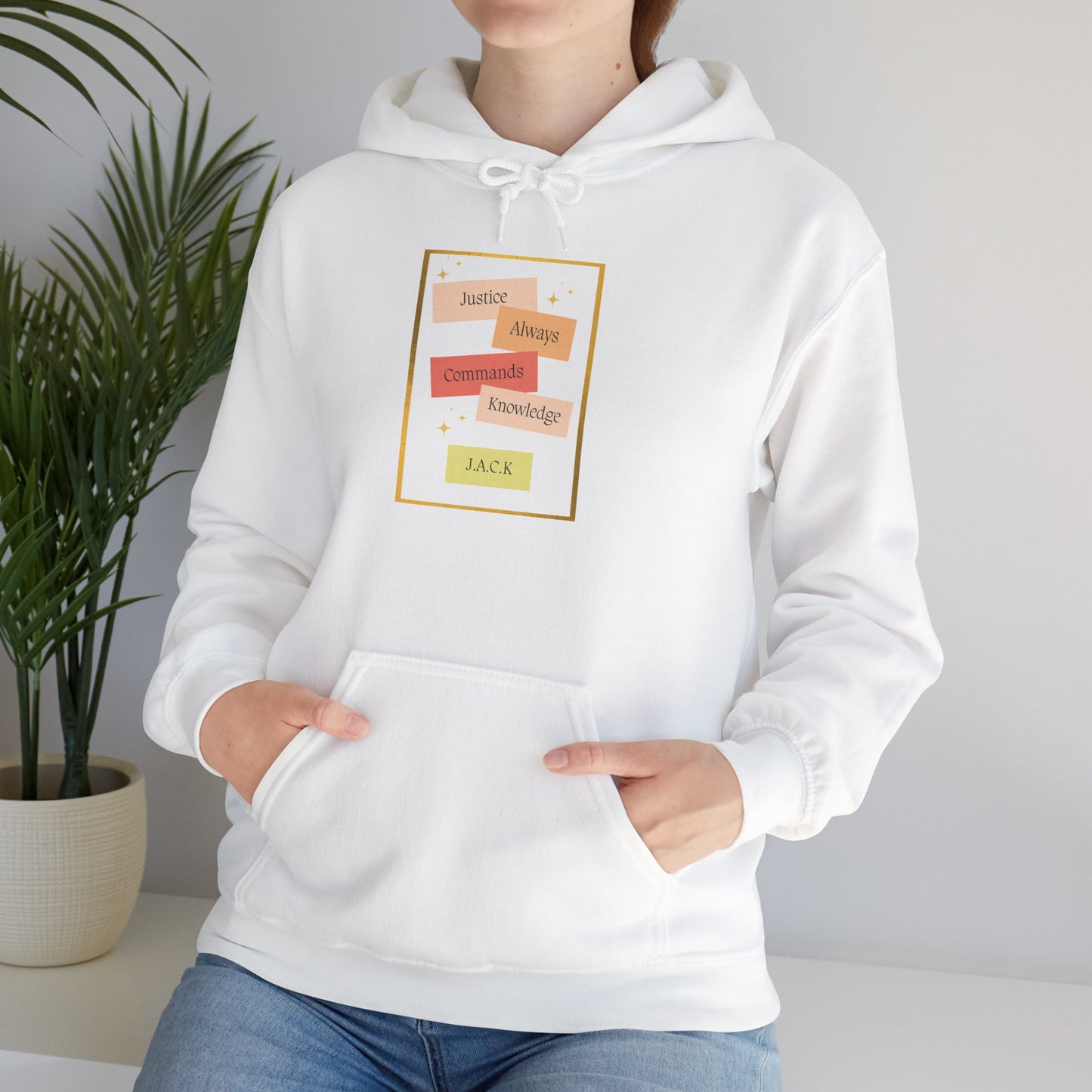 Personalized Colourful Pastel Notes Hooded Sweatshirt