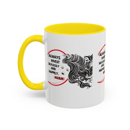 Personalized Inspirational Girl Accent Coffee Mug