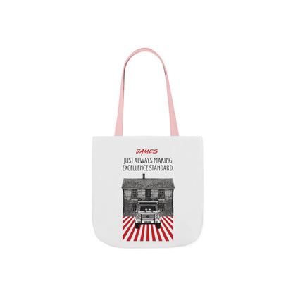 Personalized Initial Quote Vintage Car Canvas Tote Custom Name