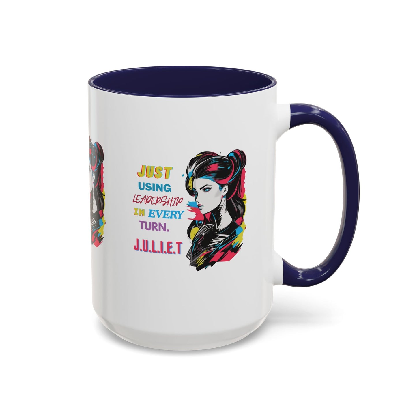 Personalized Vintage Girl Accent Coffee Mug