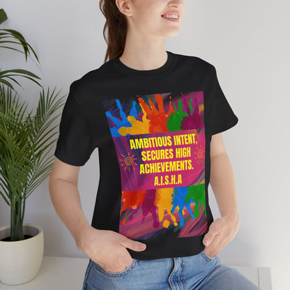Personalized Colorful Motivational Graphic Tee