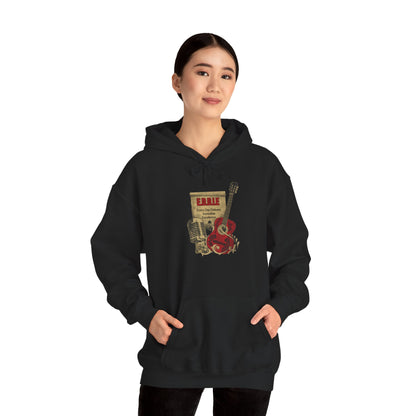 Personalized Vintage Guitar Hooded Sweatshirt