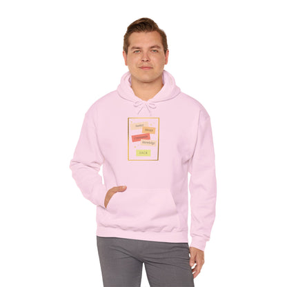 Personalized Colourful Pastel Notes Hooded Sweatshirt