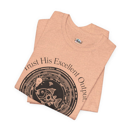 Personalized Spiritual Fish Circle Design Graphic Tee