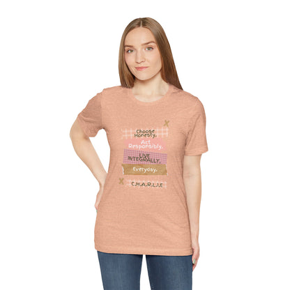 Personalized Column Writing Tee